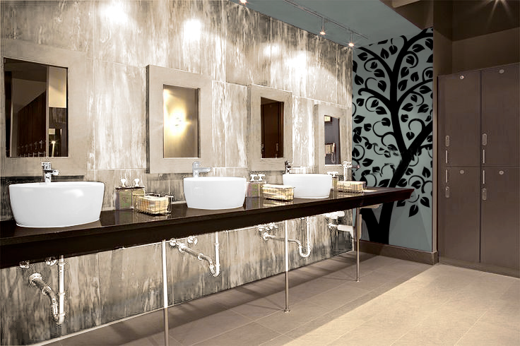 Luxury Locker Room — Vanity Area